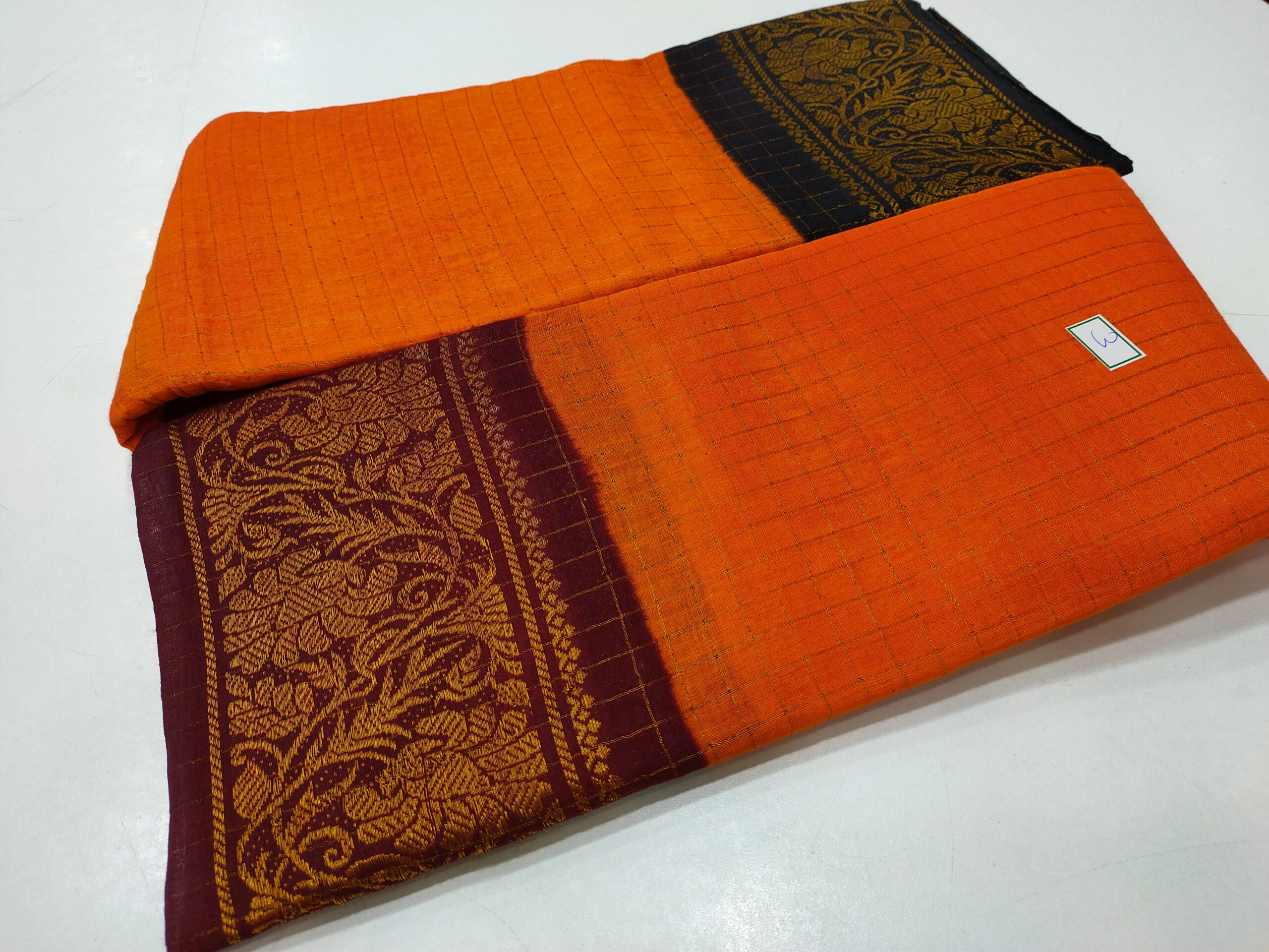 Pure Cotton Casual Wear Madurai Sungudi Zari Checks Saree - 10.5 Yards,  With Blouse, 9.6 m at Rs 1350/piece in Madurai